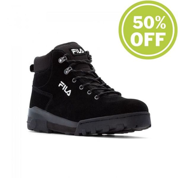 Botas Fila Homem Pretas - Fila Rockland Mid Outlet Portugal,DWPG-15920